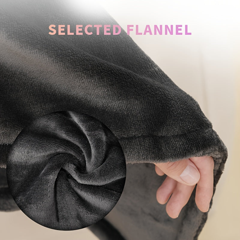 Coperta Elettrica USB - Flanella Doppia Faccia, 3 Livelli di Calore, Lavabile a Mano