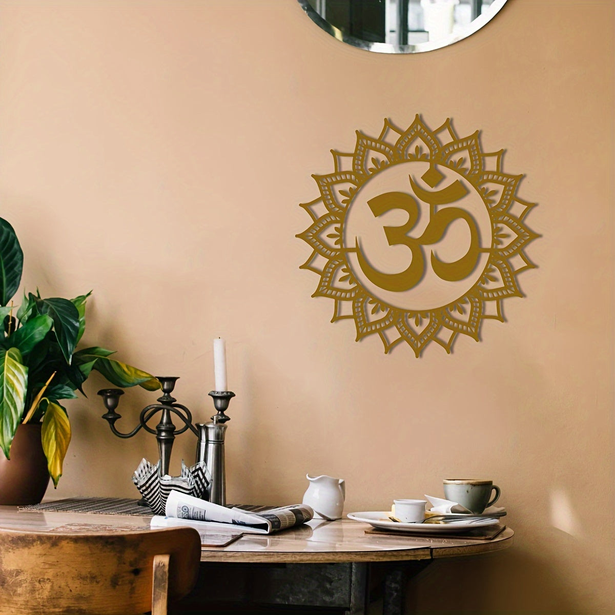 OmDecor - IJzeren Metalen Om Muurdecoratie