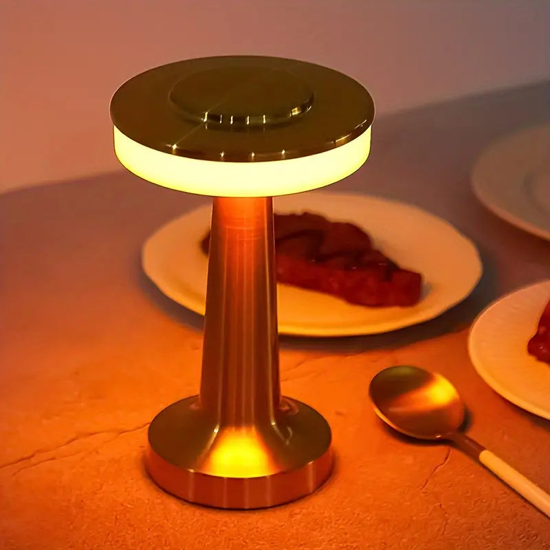 LumiDesign - Elegante lámpara de mesa portátil y recargable