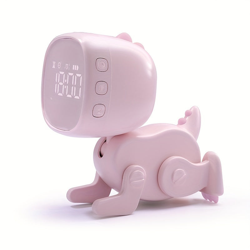 TimeDino - Slimme Cartoon Wekker met USB-Oplaadpoort