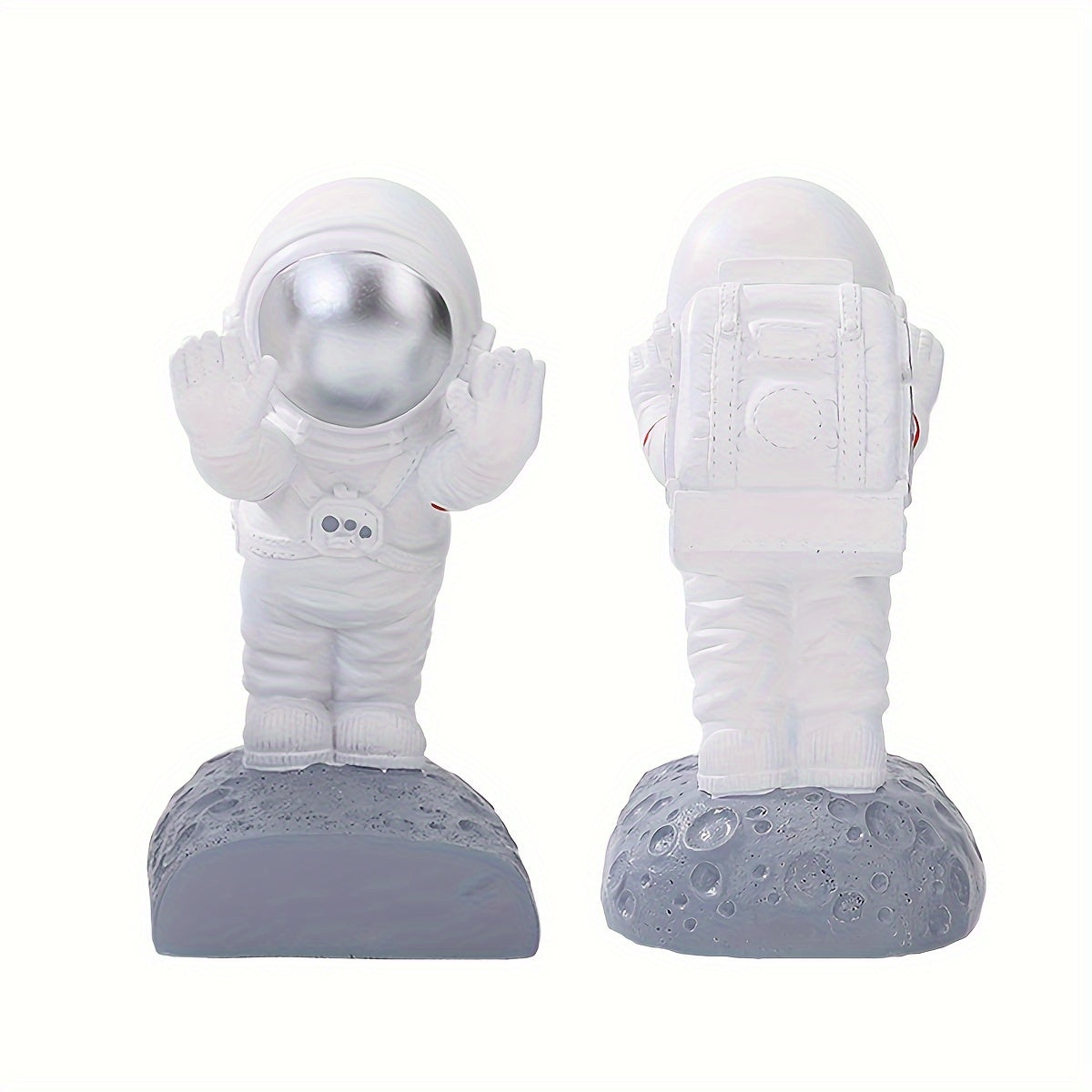 SpaceHold - 2 pezzi di fermalibri astronauta per libri pesanti
