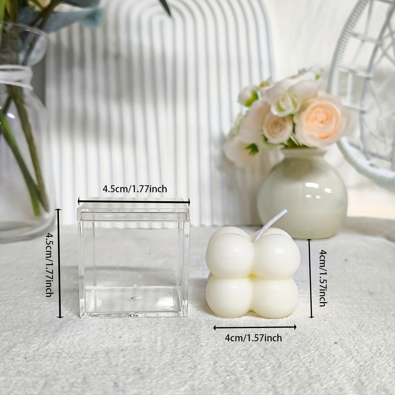 Candele Profumate Fresia (10/20 pezzi) - Perfette per Matrimoni, Baby Shower e Decorazioni per la Casa