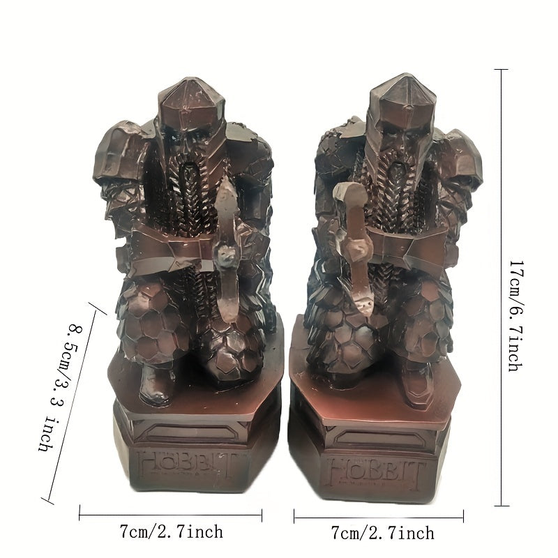 DwarfTreasure - Eenzame Berg Schat Boekenstoppen - Decoratieve Dwerg Beeld Ornamenten