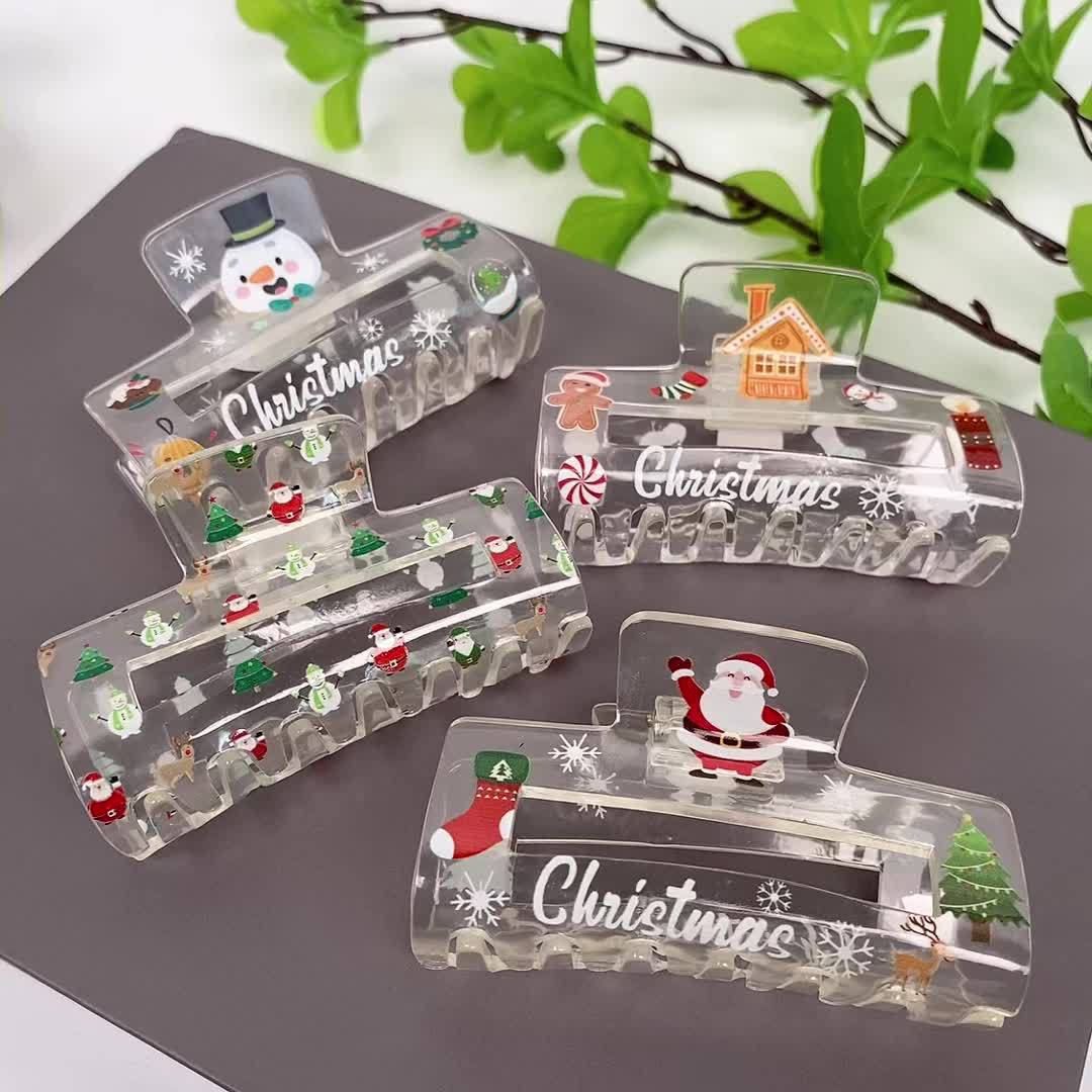 XmasClip - Schattige Kerst Haarklem in Acryl