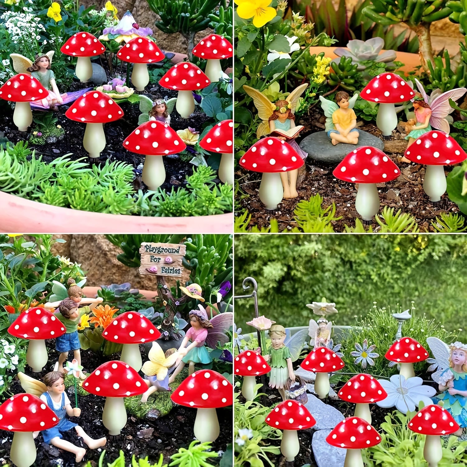 SolarGlow - Solar Mushroom Garden Lamps with 8 Modes, Energy-Saving Decorative Outdoor Lighting