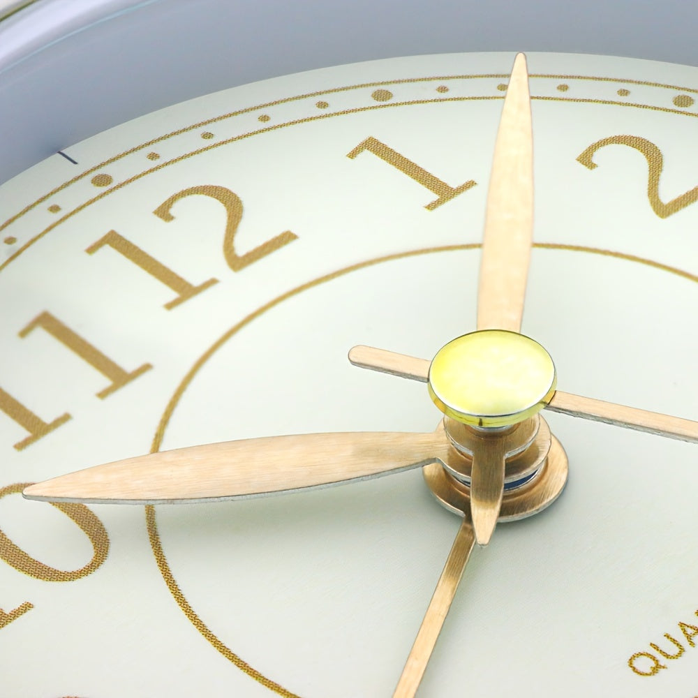 RetroTime - Geluidloze Analoge Wekker met Nachtlicht