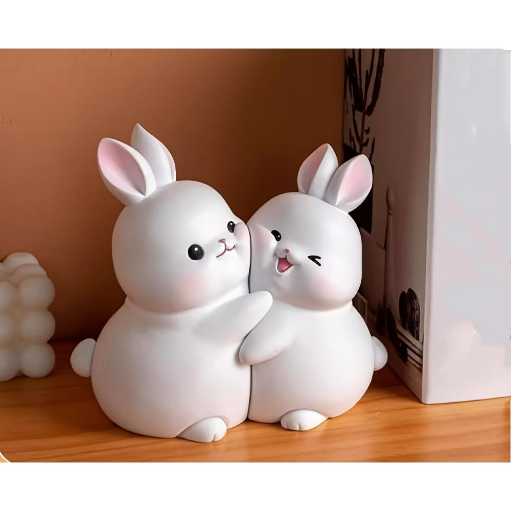 BunnyBookends - Set di 2 fermalibri coniglietti carini