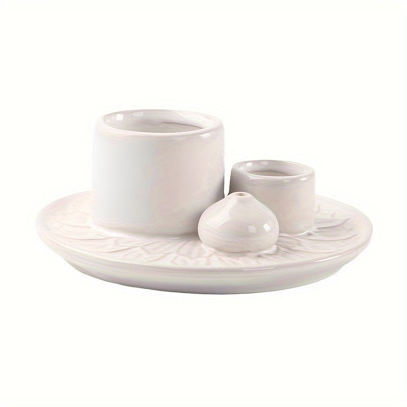 Multifunctionele Morandi Kleur Keramische Kaarsenhouder - Incense Burner en Home Decoratie