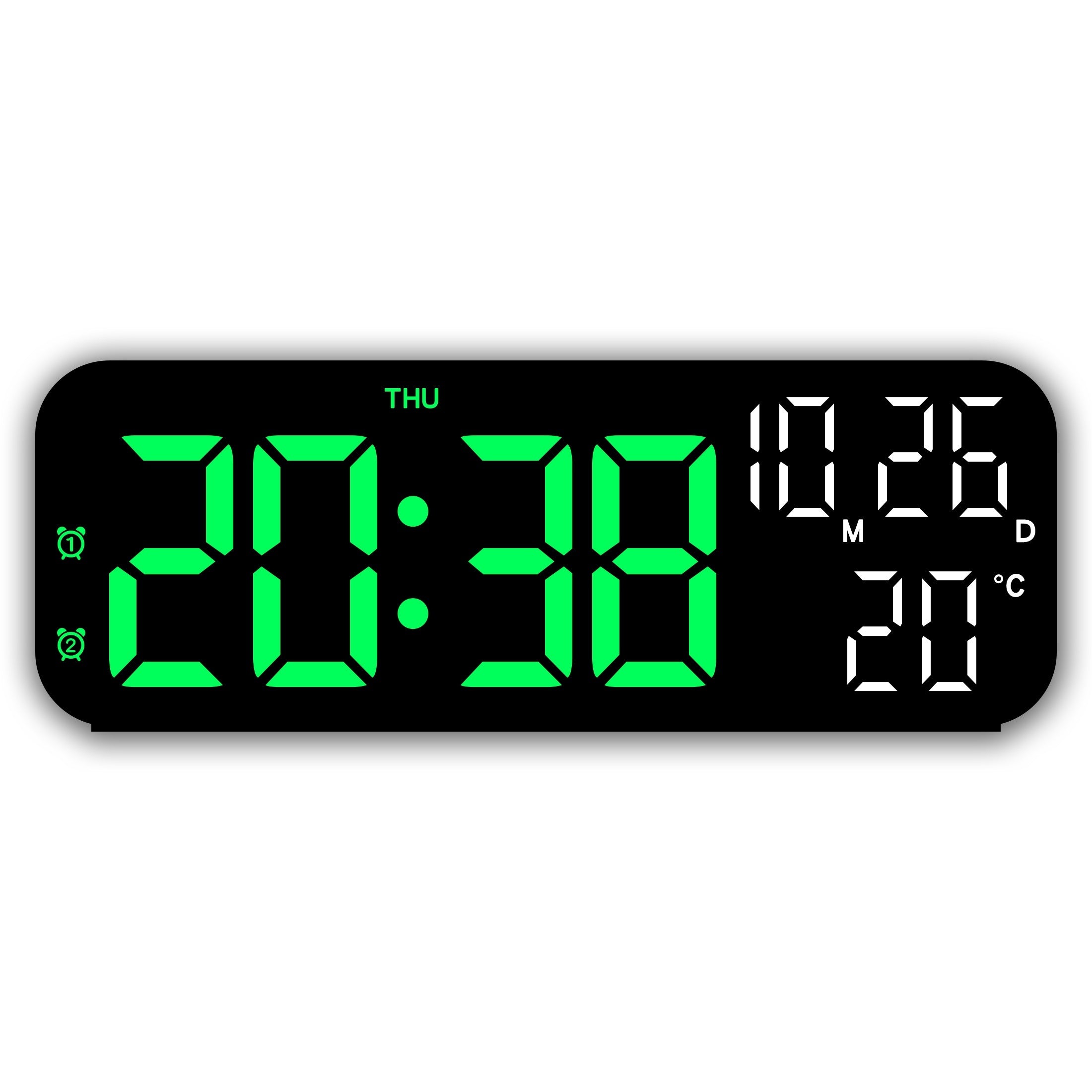 DeskTime - Digitale USB Tafelklok met Datum en Temperatuurweergave