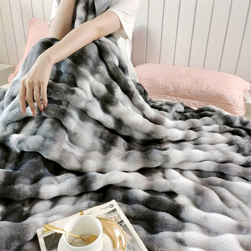 Luxueuze Dikke Fleece Deken – Zachte & Warme Coral Velvet voor Bank, Bed, Kantoor, en Reizen