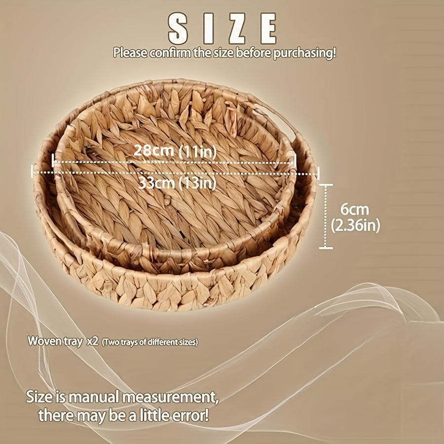 WovenBox - Hand Geweven Rieten Opbergbakje
