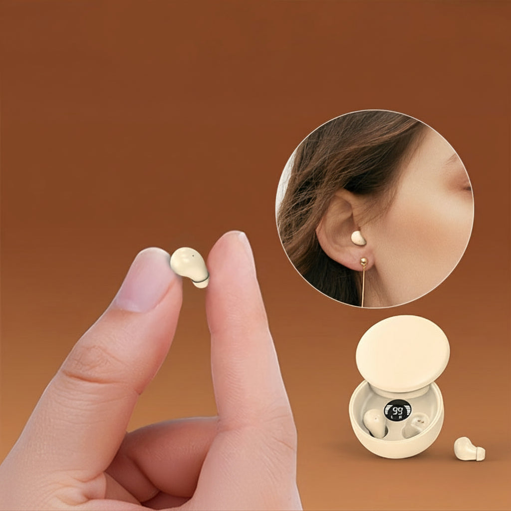 Oordopjes Draadloos Mini Design Touchbediening Oplaadcase