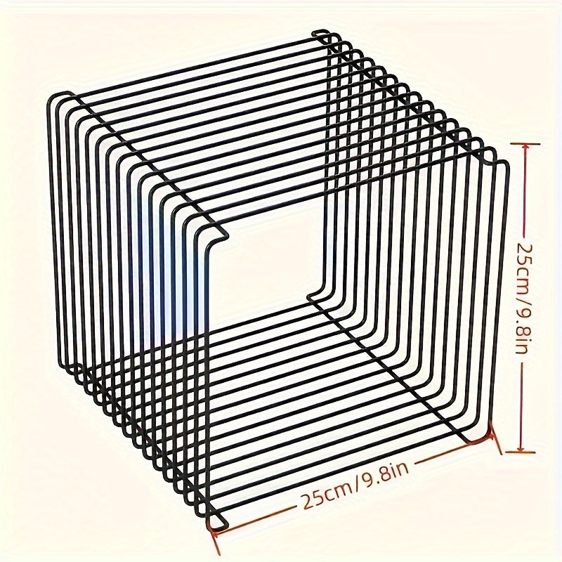 GeoShelf - Minimalistische Geometrische Metalen Boekenplank en Bijzettafel voor Diverse Kamertypes