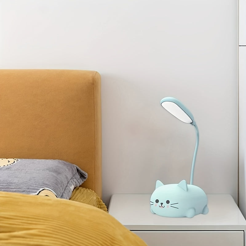 KatanaLicht - Lámpara de escritorio LED ajustable con función de carga USB