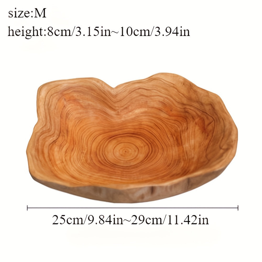 OctaWood-Fruitkom - Achthoekige Massief Houten Kom voor Thuis & Restaurant