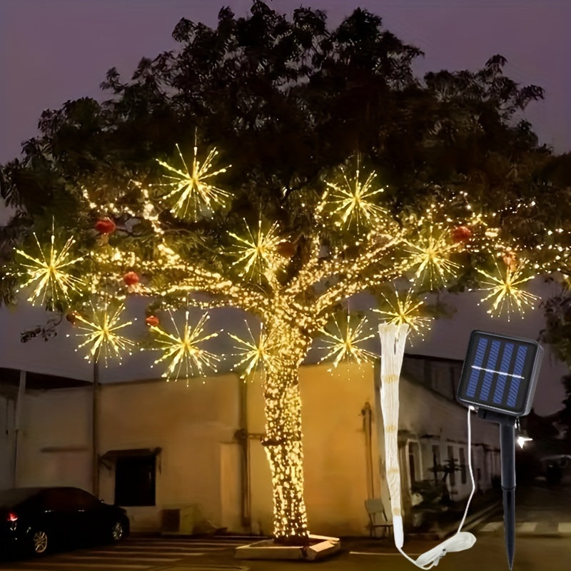 SolarGlow - Solar Energy LED Garden Lighting with 90 Warm White LEDs