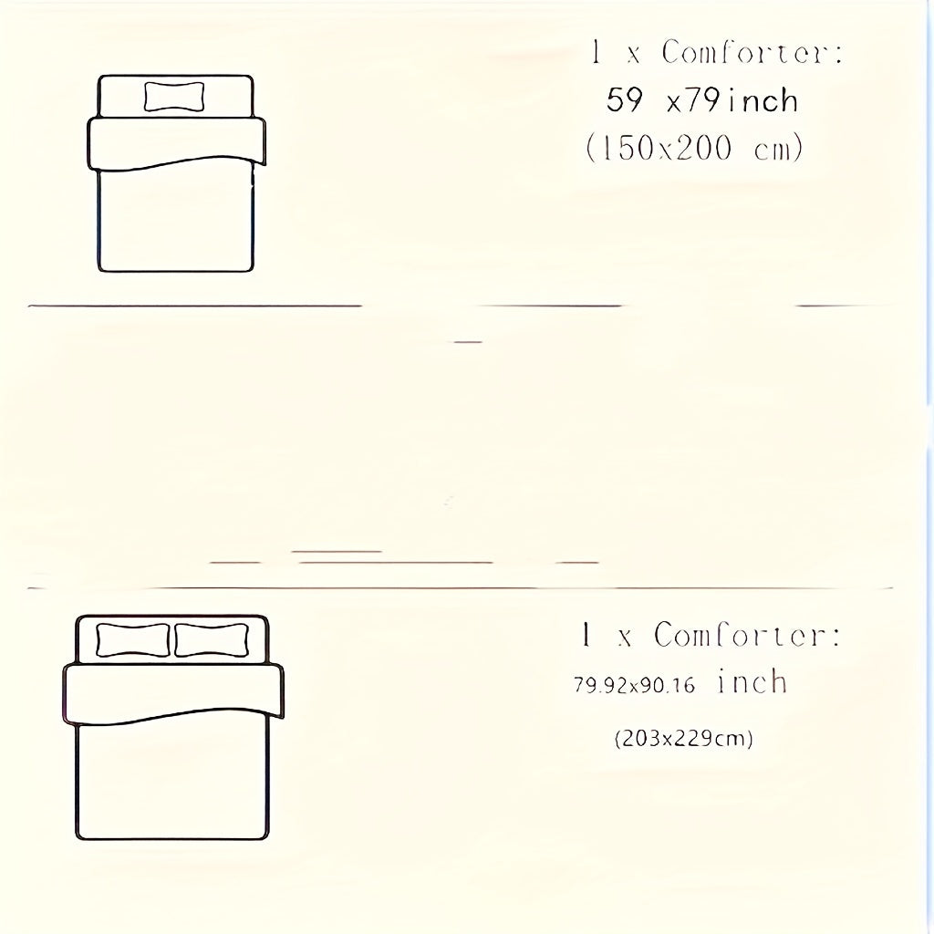 1pc Lussuoso Piumone Fluffy, Stile Contemporaneo, Extra Spesso Pile Biancheria da Letto Autunno-Inverno, Antistatico, Leggero ma Caldo