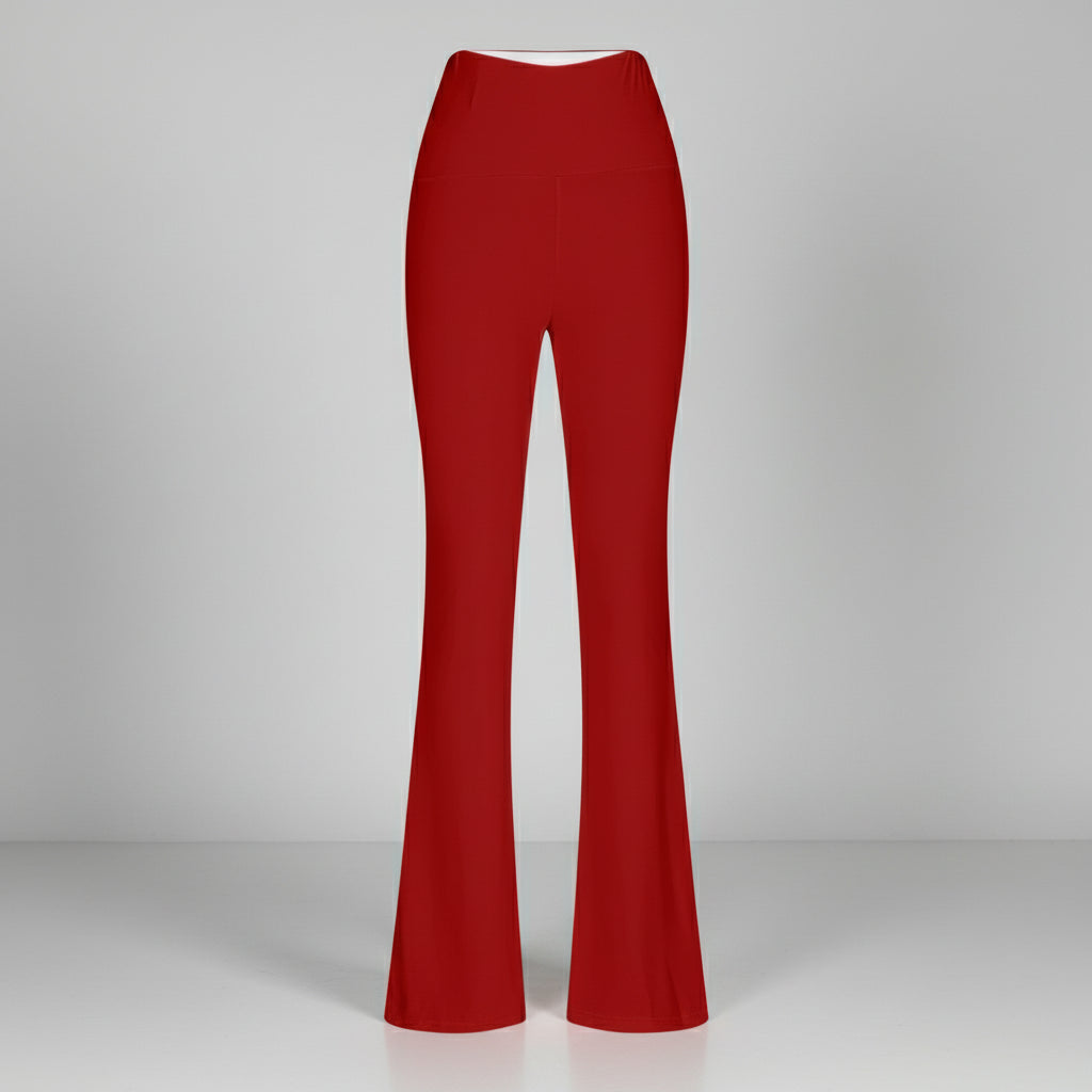 Dames Broek Wide Leg Flowy Stretch Comfort Lange Pantalon