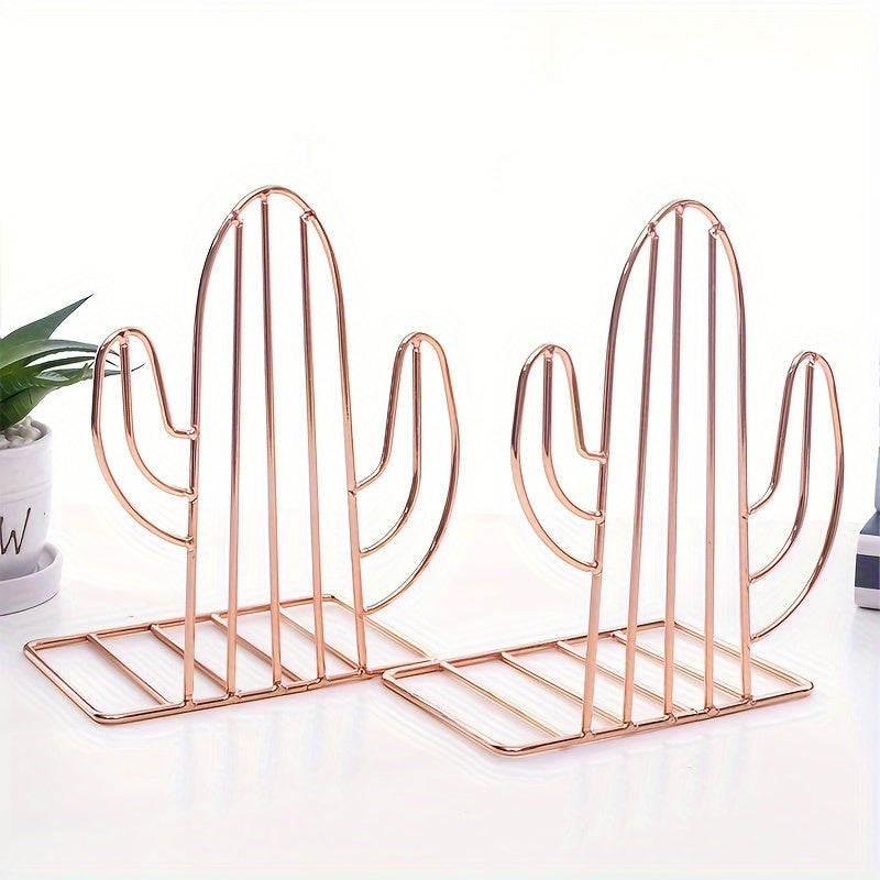 CactusIron - Fermalibri in ferro a forma di cactus per camerette dei bambini