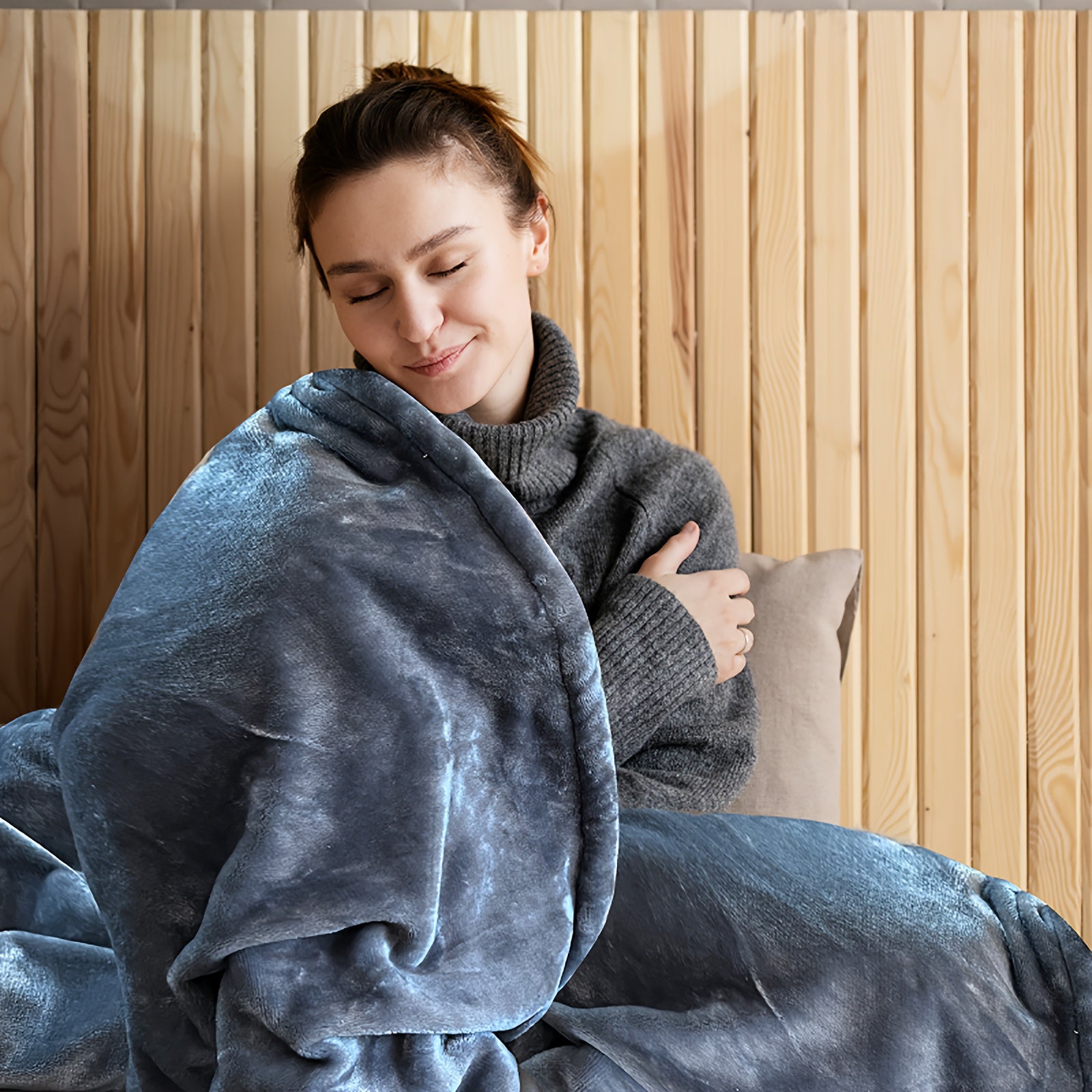 Coperta Riscaldata per Auto - Coperta Elettrica 12V per Auto, Camion, SUV o Camper - Morbida Coperta in Flanella con Protezione da Surriscaldamento