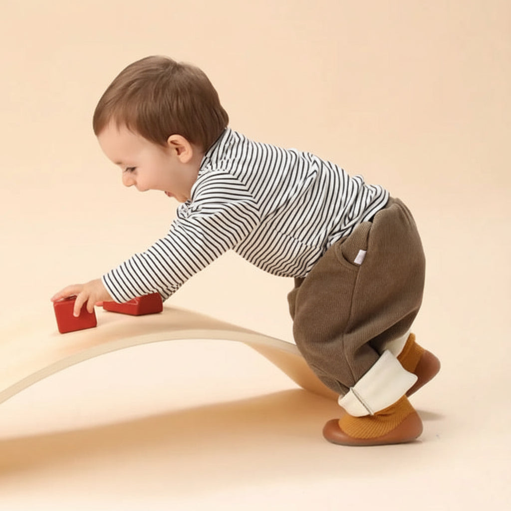 Antislip Sokken Peuters Warme Katoenen Babyschoentjes Eerste Stapjes