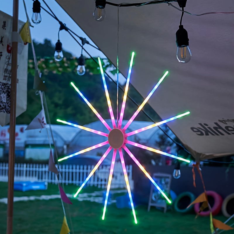 FairySpin - Ventilatore USB Rotante con Luci Magiche Colorate
