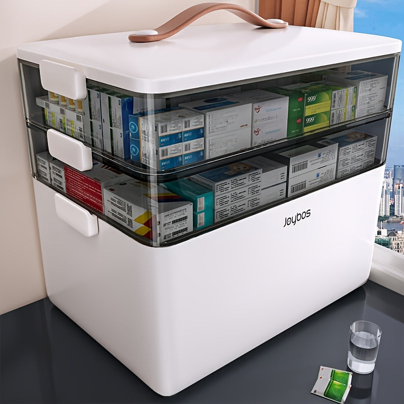 Organizer per medicinali Joybos a 3 strati – Scatola impilabile impermeabile