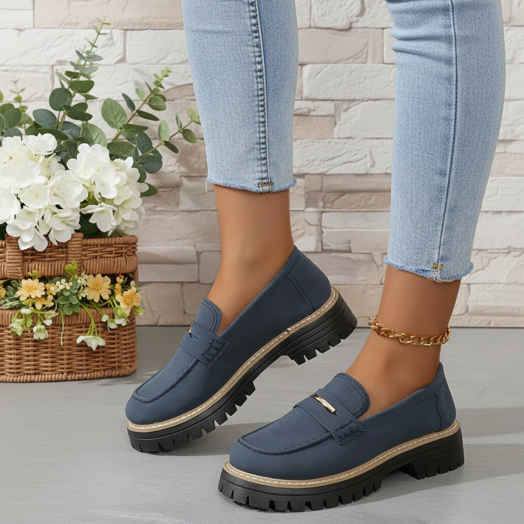 Dames Instappers Orthopedisch Comfortabel Leren Slip On Schoenen