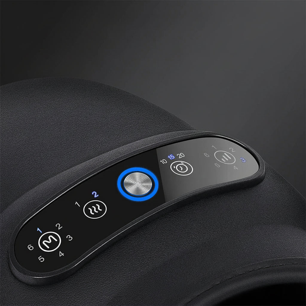 Massaggiatore Mani Wireless Sacchetti D'aria Riscaldanti 6 Modalità Intensità