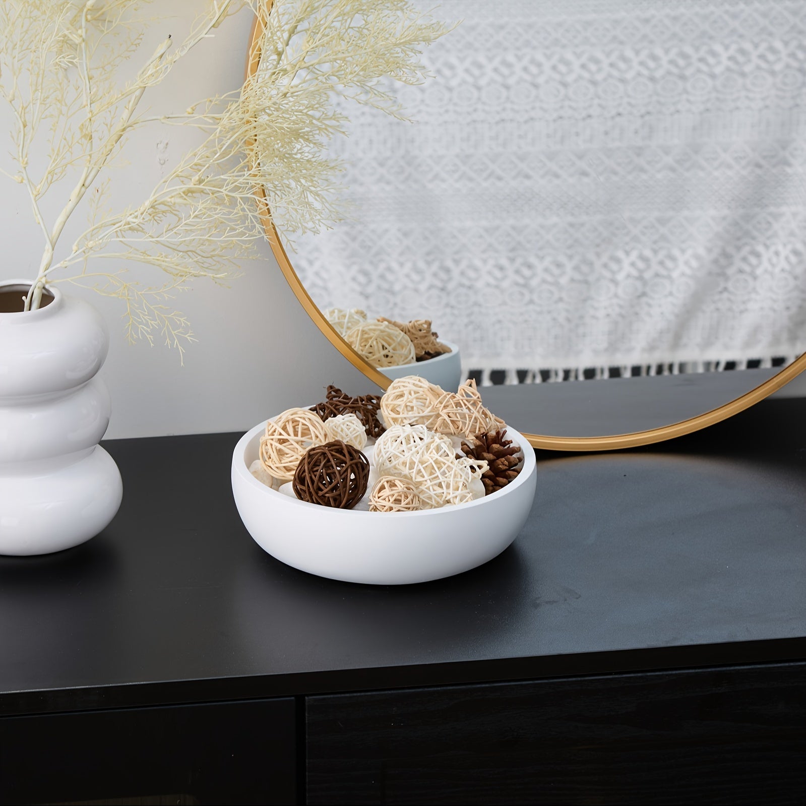 StoneServe - Moderne Betonnen Kom voor Haltafeldecoratie