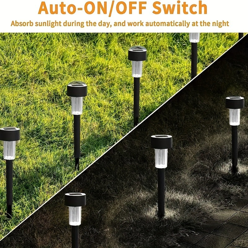 SolarPath - 10-Pack Solar Garden Lights for Path, Patio, and Lawn