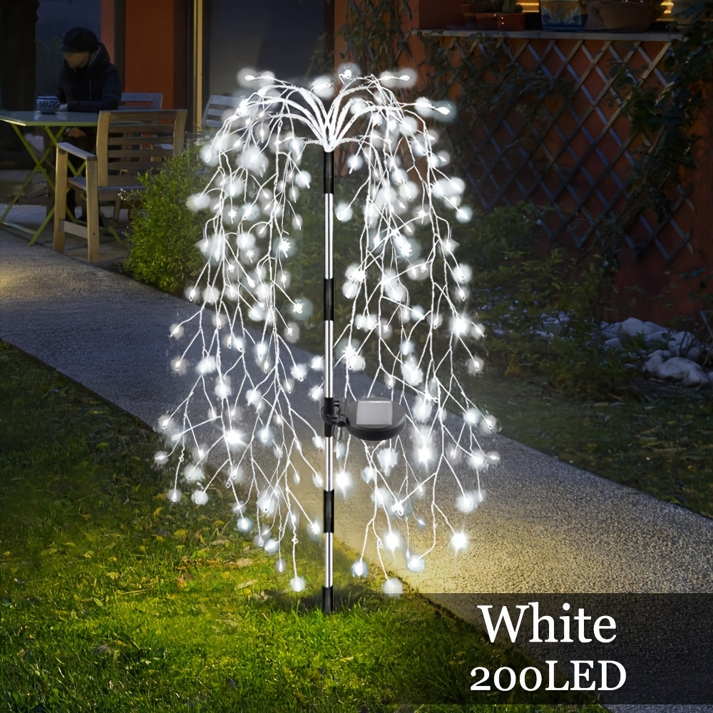 SolarGlimmer - Fireworks LED Garden Lamp on Solar Energy with 8 Light Modes