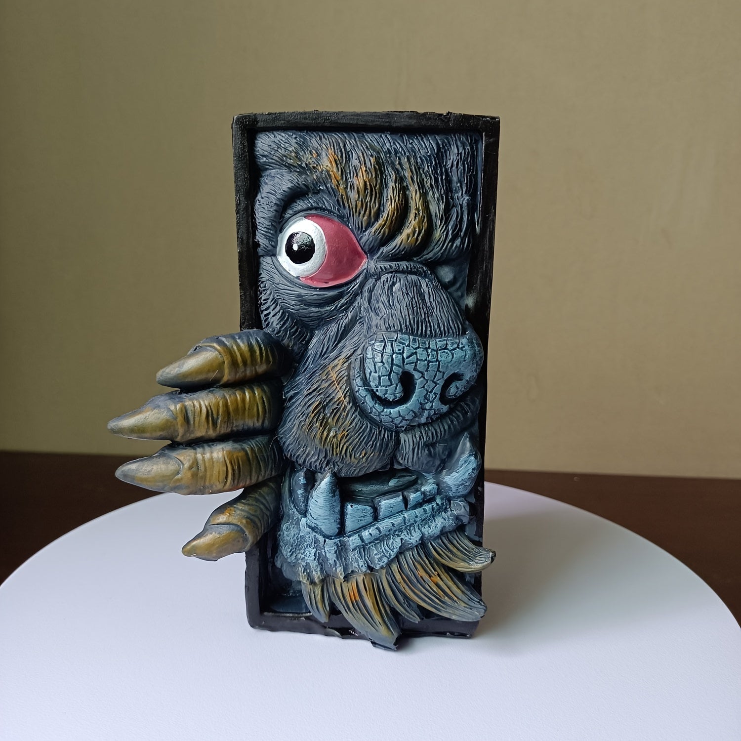 MonsterBookend - Fermalibri Mostro Horror 3D per Decorazione Casa