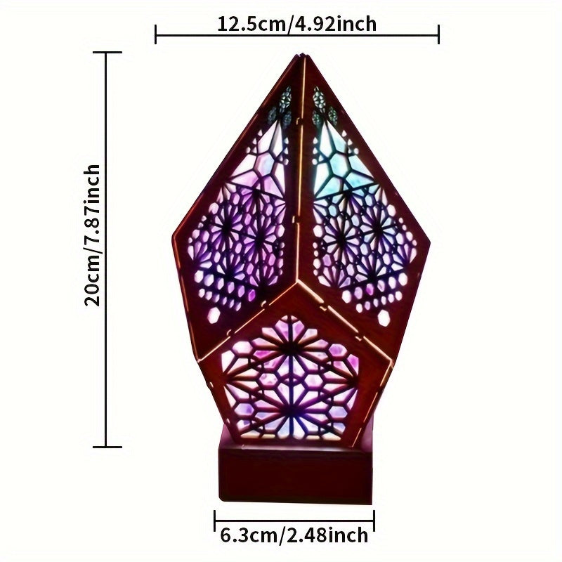 StarGlow - Projetor Noturno USB de Céu Estrelado Boémio 3D