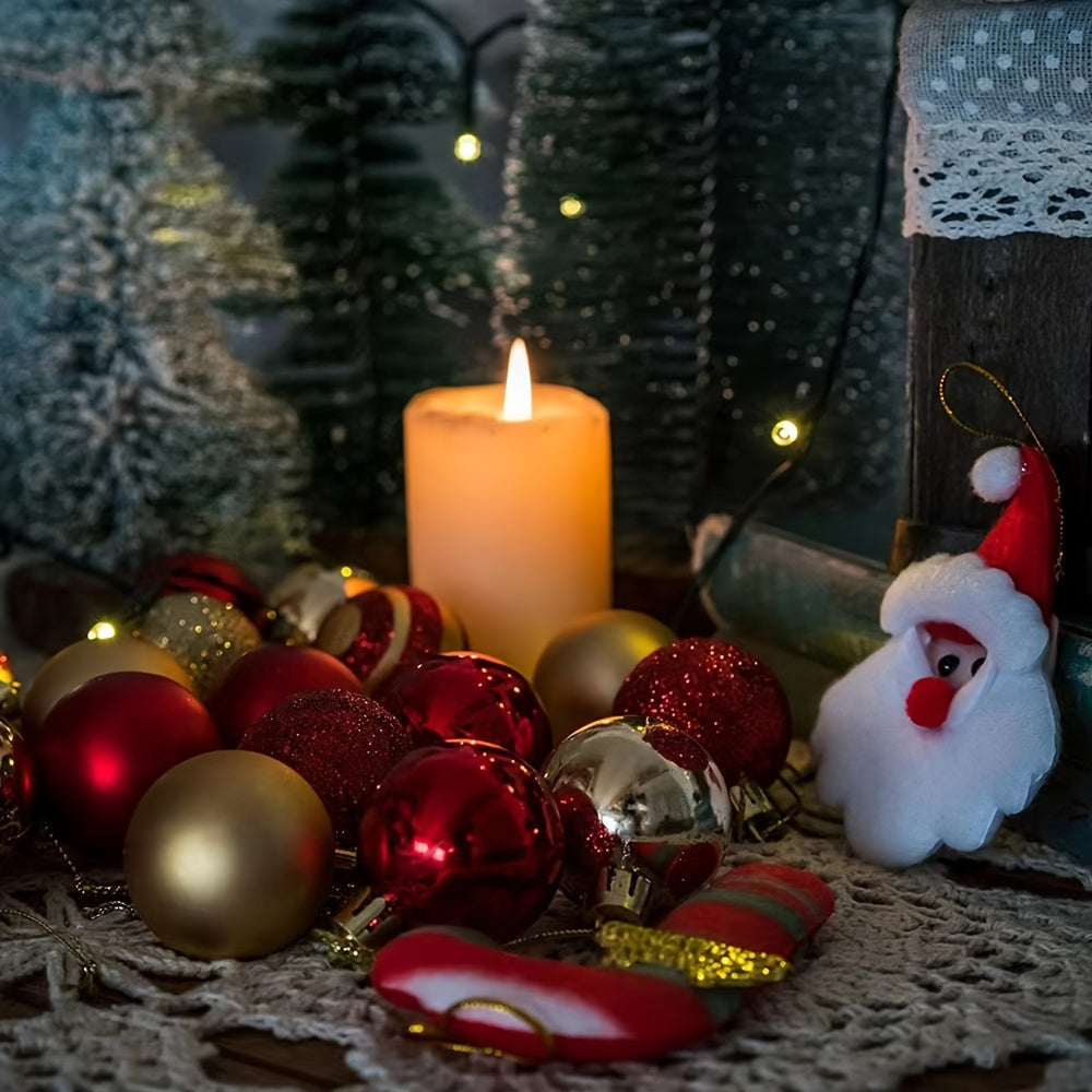 ClassicOrnaments - 50st 4cm Elektrogeplateerde Kerstdecoratie