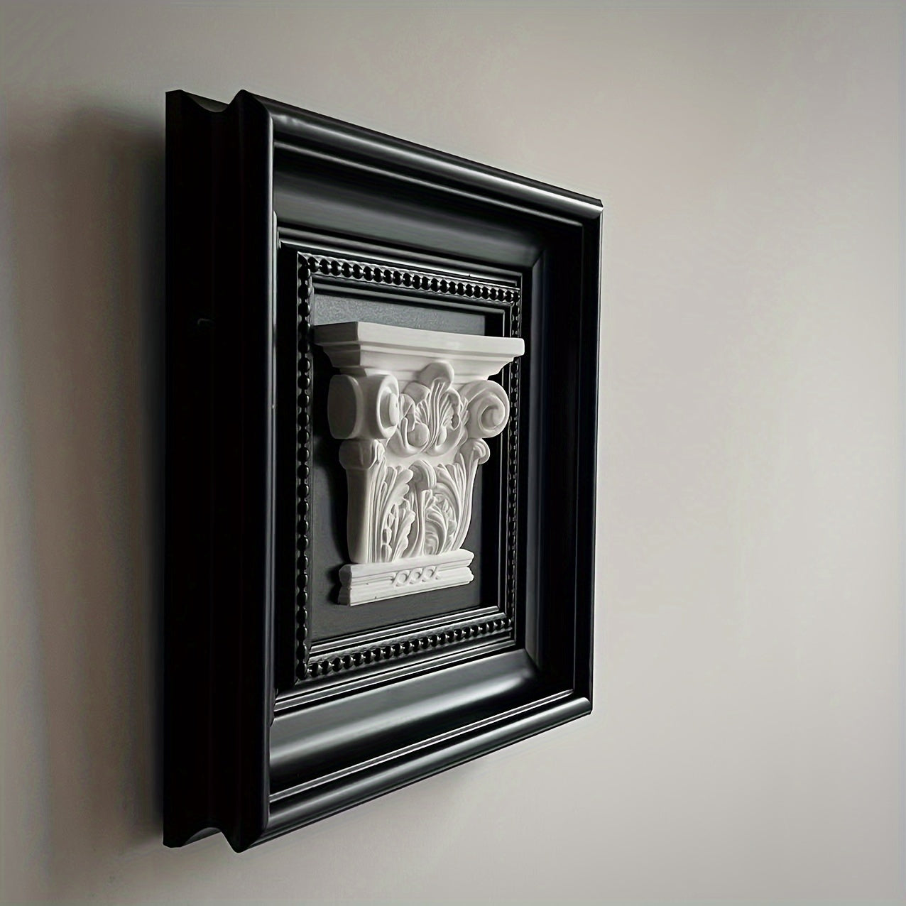 RomanPillar - Vintage 3D Romeinse Zuil Sculptuur Muurschildering