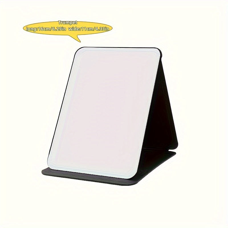 Portable Foldable Makeup Mirror – HD, Table Model, Ideal for Women & Girls, Battery-Free