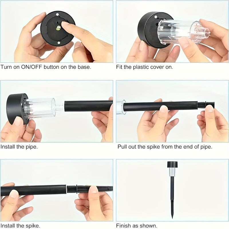 SolarPath - 10-Pack Solar Garden Lights for Path, Patio, and Lawn