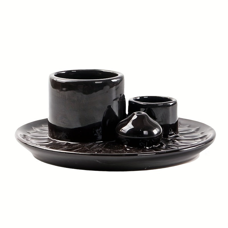 Multifunctionele Morandi Kleur Keramische Kaarsenhouder - Incense Burner en Home Decoratie