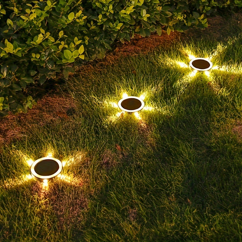 SolarGround - 6 LED Solar Ground Lighting Outdoor