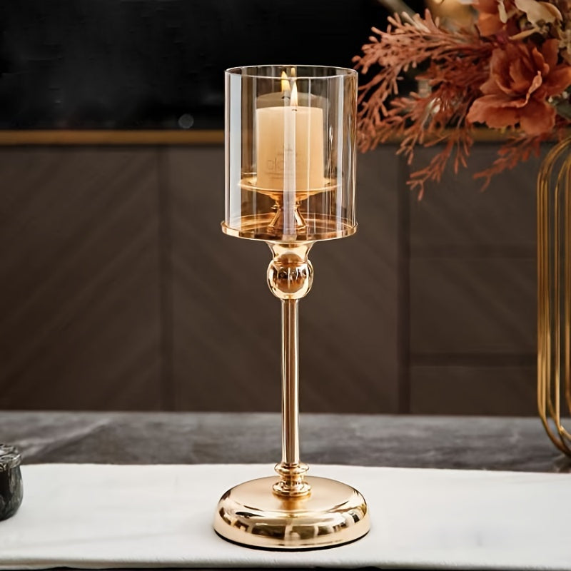 Set van 3 Zilveren Engelachtige Kaarshouders - Perfect voor Feestelijke Decoratie