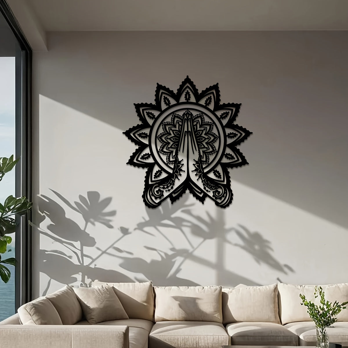 YogaMandala - IJzeren Meditatie Muurkunst