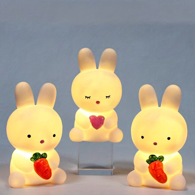 BunnyGlow - Lampada Coniglietto Carina con Luce LED per Decorazione e Luce Notturna