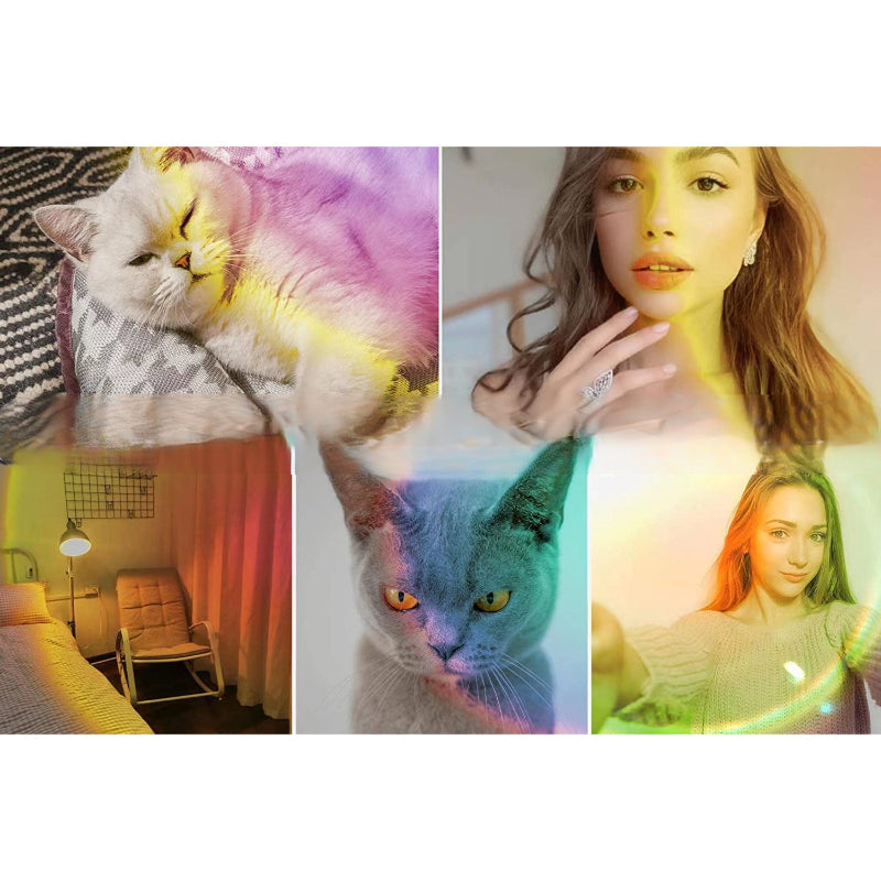 Proyector de lámpara atardecer - Lámpara nocturna LED con 16 colores RGB y rotación de 360°