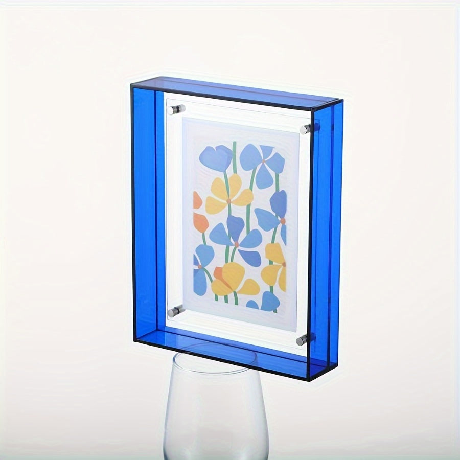 Elegante Acryl Fotolijst - Rechthoekig, Muurmontage of Tafeldecoratie voor Bruidsfoto's, Posters & Puzzels - Geen Stroom Nodig, Woondecoratie