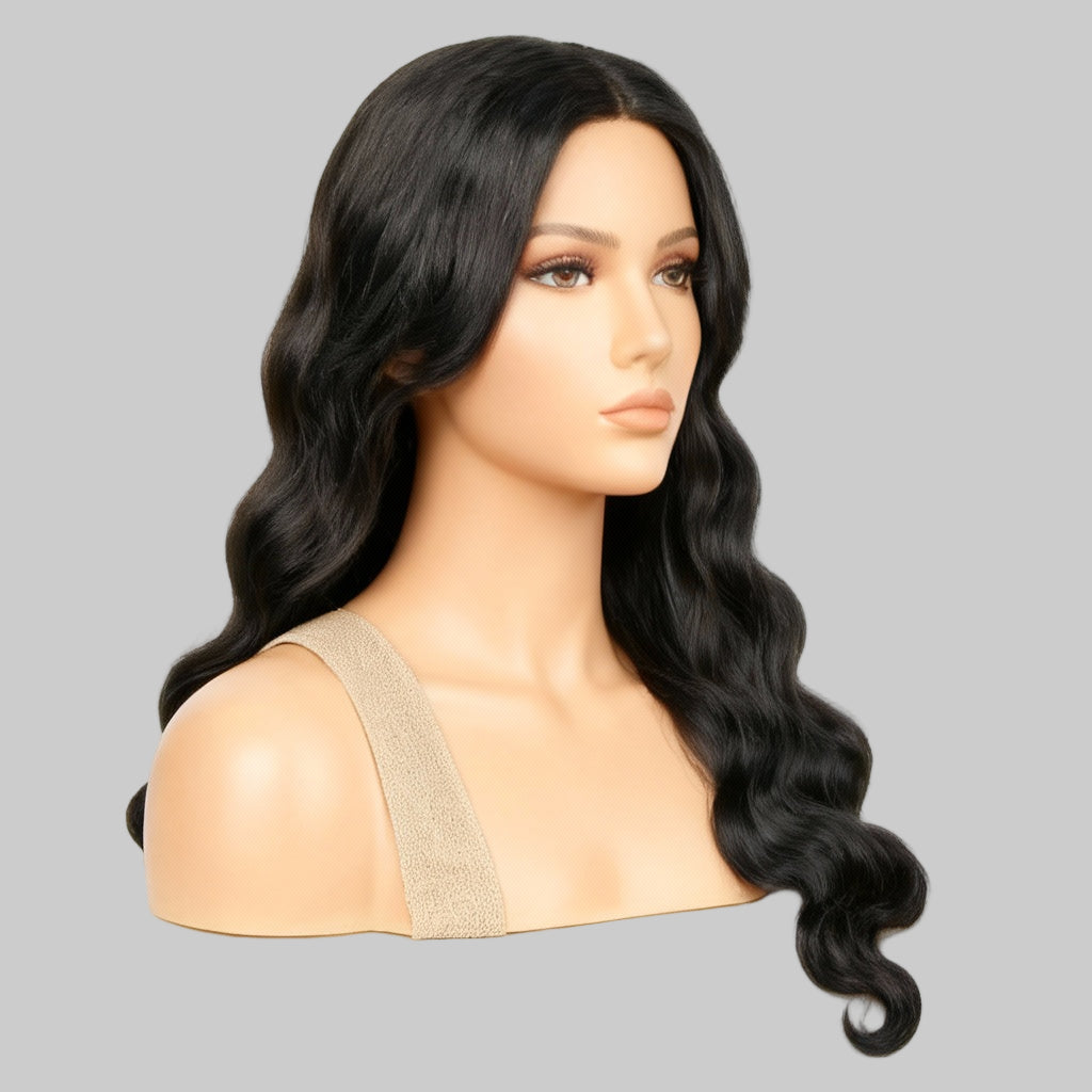 Pruiken Body Wave Kanten Hair Lacey Wig Natuurlijk Volume