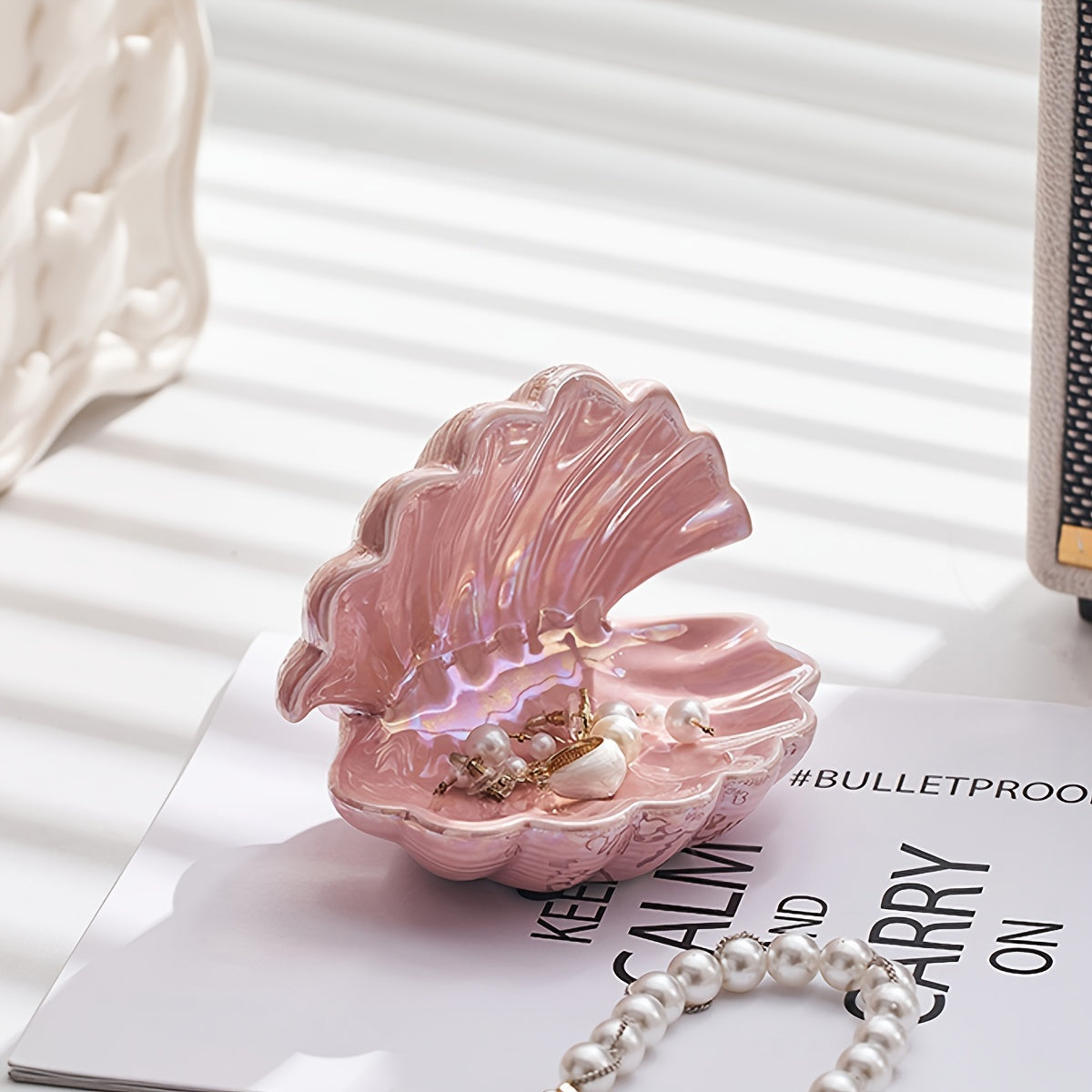 ArtBowl - Vassoio per Gioielli in Porcellana | Stile Artistico Decorativo per Soggiorno e Ingresso