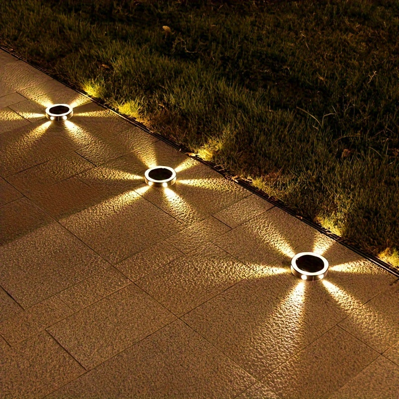 SolarGround - 6 LED Solar Ground Lighting Outdoor