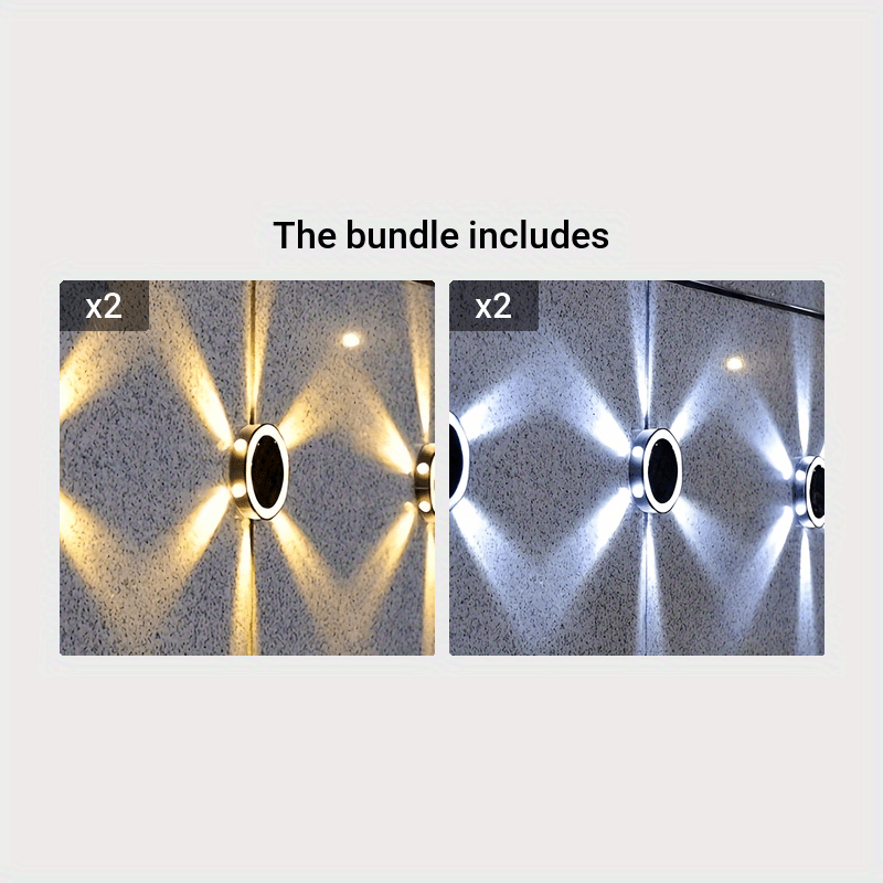 Solar Light - 6 LED Ground Lighting, Solar-Powered Outdoor Lamp for Path, Garden, and Patio