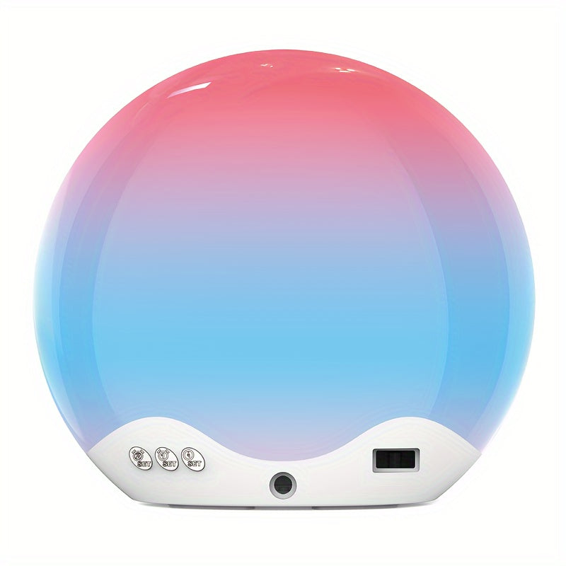 HaloRise - Zonsopgang Waaklamp met Touch Control & 12 Kleuren Nachtlicht